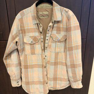 PrAna Womens Insulated Corduroy Snap Shirt/ Shacket- Large